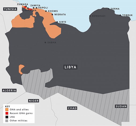 利比亚国民军再封锁石油出口 外国势力磨拳擦掌