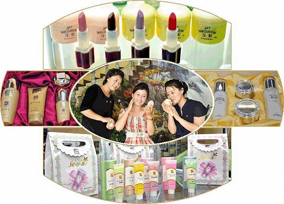 长期以来，韩国化妆品名声在外，而朝鲜的化妆品却少有人知。近年来，在长春召开的历届东北亚博览会上，朝鲜都积极参加，带来本国商品进行展销，现在，朝鲜的化妆品已逐渐被大众知晓。