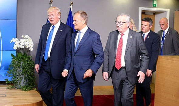 北约峰会特朗普发表演讲 震惊所有欧盟领导人
